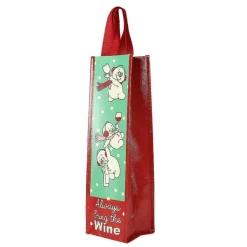 Snowpinions<Department 56 Always Bring Wine Bag