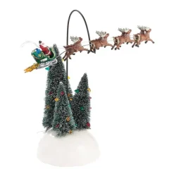 Original Snow Village<Department 56 Animated Flaming Sleigh