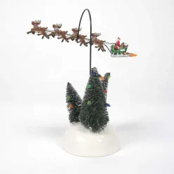 Original Snow Village<Department 56 Animated Flaming Sleigh