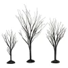 Village Halloween Accessories<Department 56 Black Bare Branch Trees, St/3