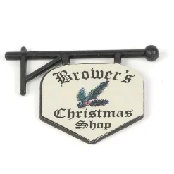 Replacement Parts<Department 56 Brower's Christmas Shop Sign