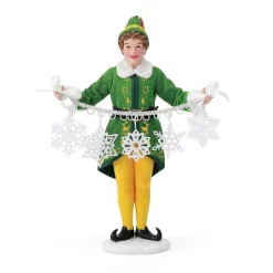 Licensed<Department 56 Buddy Making Snowflakes