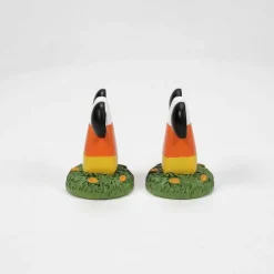Disney Village<Department 56 Candy Corn Topiaries S/2
