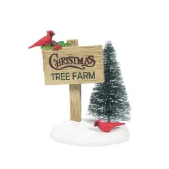 Village Accessories<Department 56 Cardinal Christmas Sign