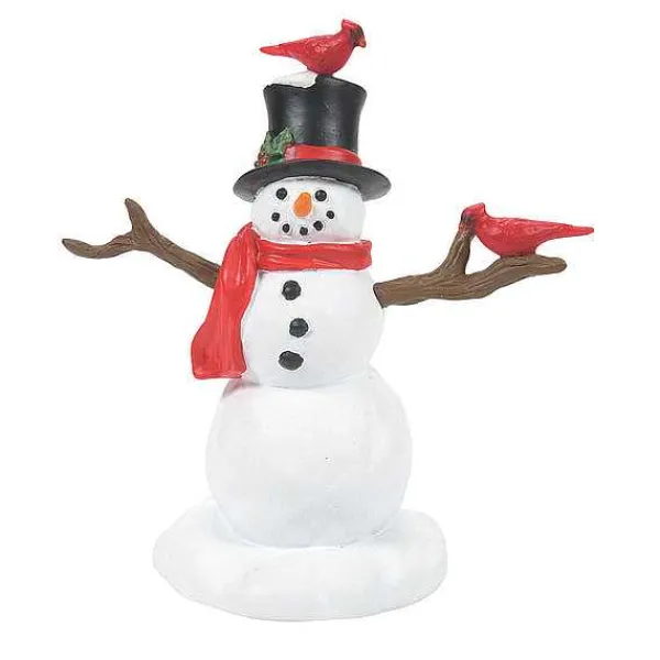 Village Accessories<Department 56 Cardinal Christmas Snowman