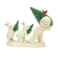 Snowbabies Christmas Memories<Department 56 Christmas Tree Bunnies