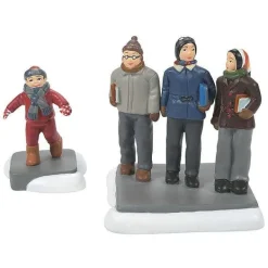 A Christmas Story Village<Department 56 C'Mon Guys, Wait Up!