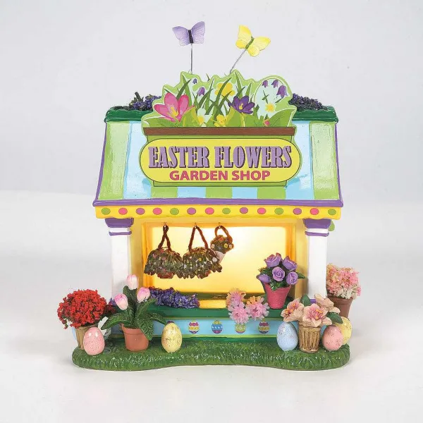 Original Snow Village<Department 56 Easter Gardens Flower Shop