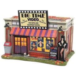 Hot Properties Village<Department 56 Elvira's Big Time Video Store