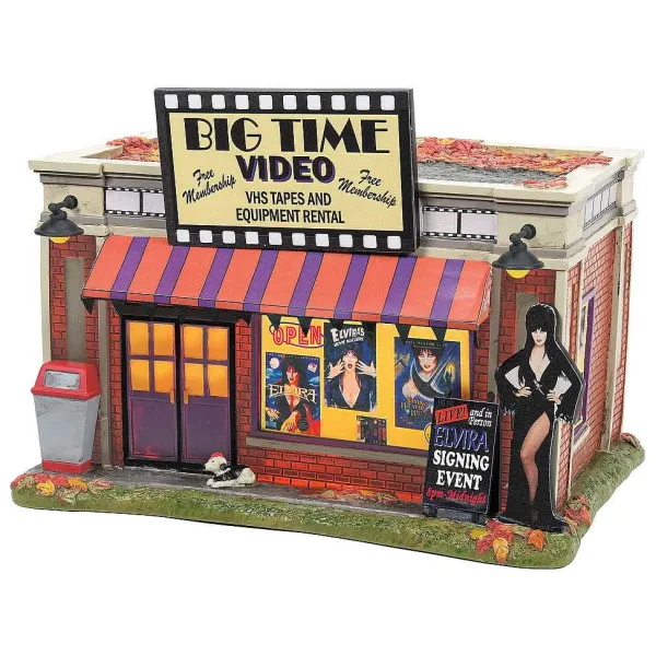 Hot Properties Village<Department 56 Elvira's Big Time Video Store