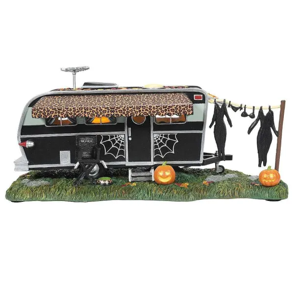 Hot Properties Village<Department 56 Elvira's Celebrity Trailer