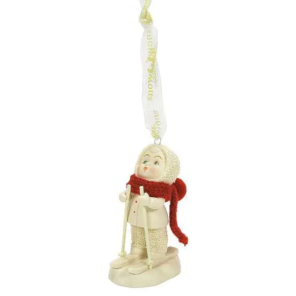 Snowbabies Ornaments<Department 56 First Time On Skis Ornament