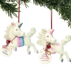 Snowpinions<Department 56 Flying Unicorn Ornament, 2A