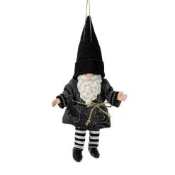 Sale<Department 56 Gnome Black And Gold Orn