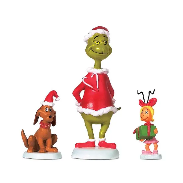 Grinch Villages<Department 56 Grinch Max & Cindy-Lou Who