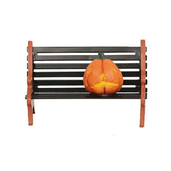 Village Halloween Accessories<Department 56 Haunted Pumpkin Bench