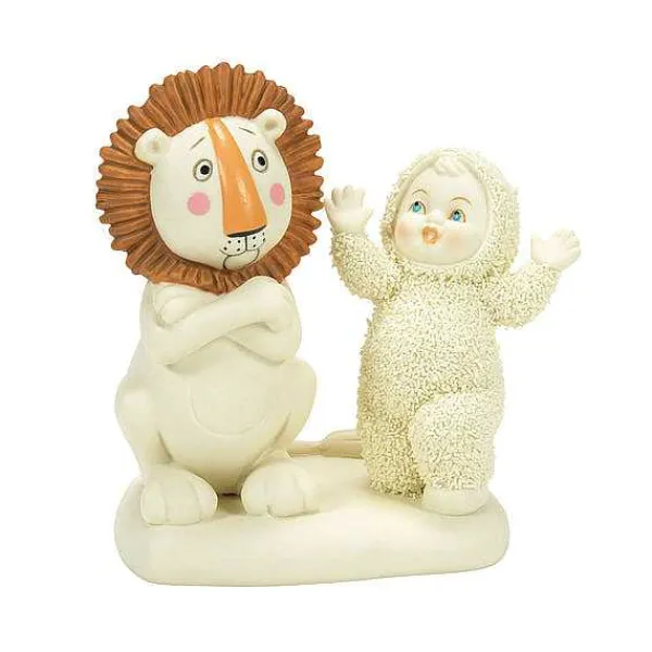 Snowbabies Classic Collection<Department 56 How Do You Scare A Lion?