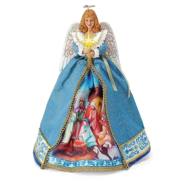 Licensed<Department 56 Jim Shore Angel Tree Topper