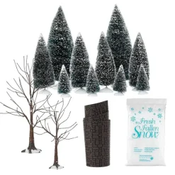 Village Accessories<Department 56 Landscape Trees Snow Road