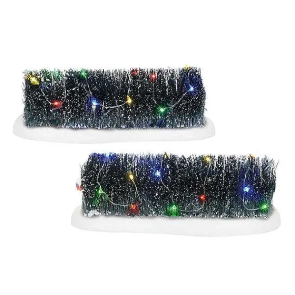 Village Accessories<Department 56 Lit Frosted Hedges
