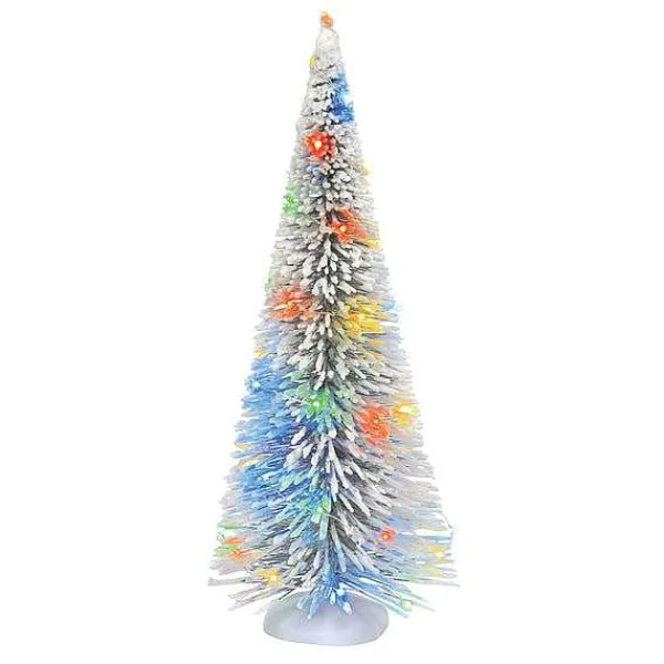 Village Accessories<Department 56 Lit Frosted White Sisal Tree