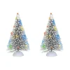 Village Accessories<Department 56 Lit Frosted Wht Sisal Tree Set