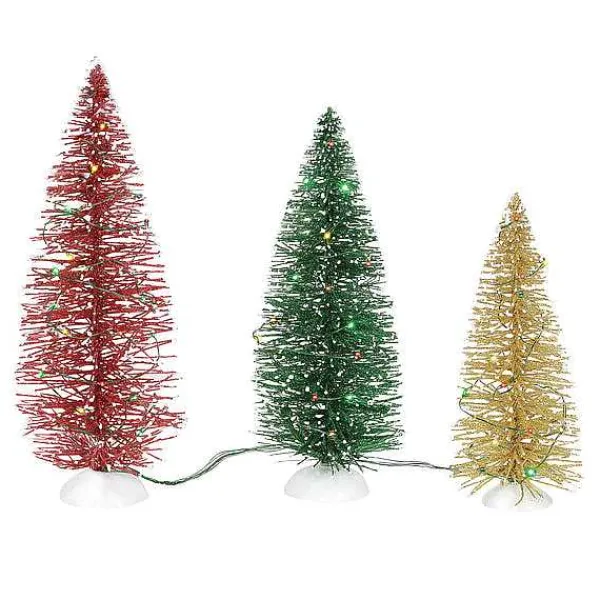 Village Accessories<Department 56 Lit Holiday Pines