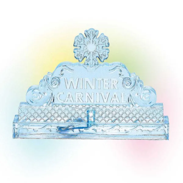 Village Accessories<Department 56 Lit Ice Castle Sign