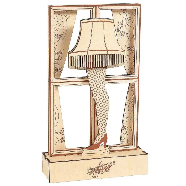 Flourish<Department 56 Lit Leg Lamp