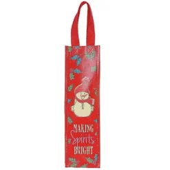Snowpinions<Department 56 Making Spirits Bright Wine Bag