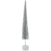 Christmas Basics<Department 56 Med. Silver Glitter Spike Tree