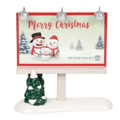 Village Accessories<Department 56 Merry Christmas Billboard