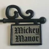 Replacement Parts<Department 56 Mickey Manor Sign