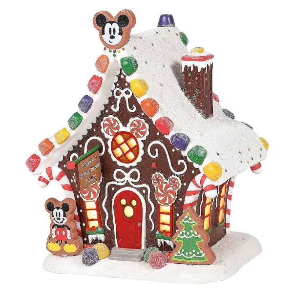 Disney Village<Department 56 Mickey's Gingerbread House