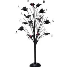 Village Halloween Accessories<Department 56 Murder Of Crows, Tree