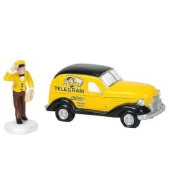 A Christmas Story Village<Department 56 Old Man's Telegram Delivered