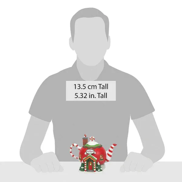 North Pole Series<Department 56 Peppermint Tea Shop