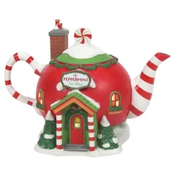 North Pole Series<Department 56 Peppermint Tea Shop