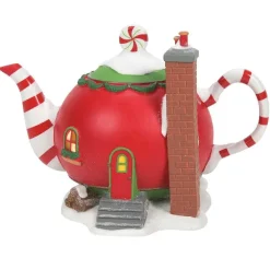 North Pole Series<Department 56 Peppermint Tea Shop