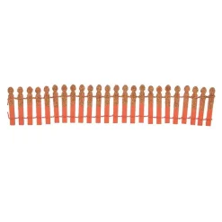 Village Halloween Accessories<Department 56 Pumpkin Orange Glitter Fence