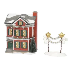 Original Snow Village<Department 56 Ready For New Year's Eve St/2