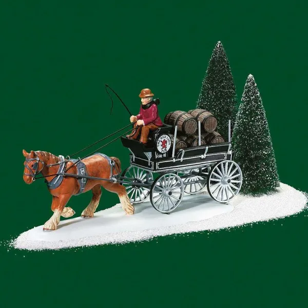 Dickens Village<Department 56 Red Lion Pub Beer Wagon