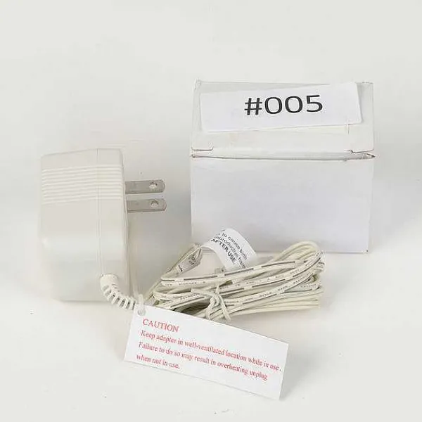 Replacement Parts<Department 56 Replacement Adapter 3V Dc 500Ma White Male Jack