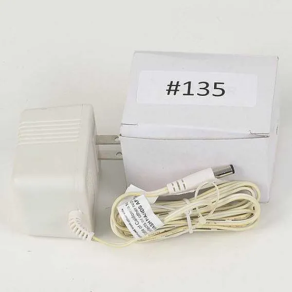 Replacement Parts<Department 56 Replacement Adapter 4.5V Dc 1000Ma White Female Jack