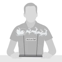 Village Accessories<Department 56 Santa's Sleigh Silhouette