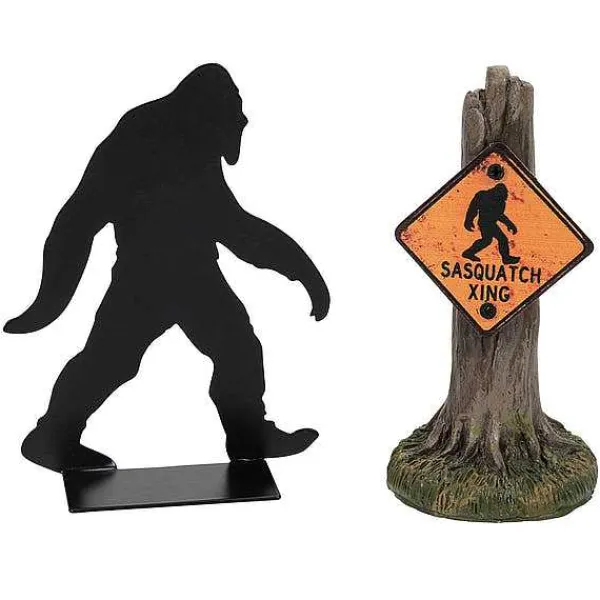 Village Halloween Accessories<Department 56 Sasquatch Silhouette Set