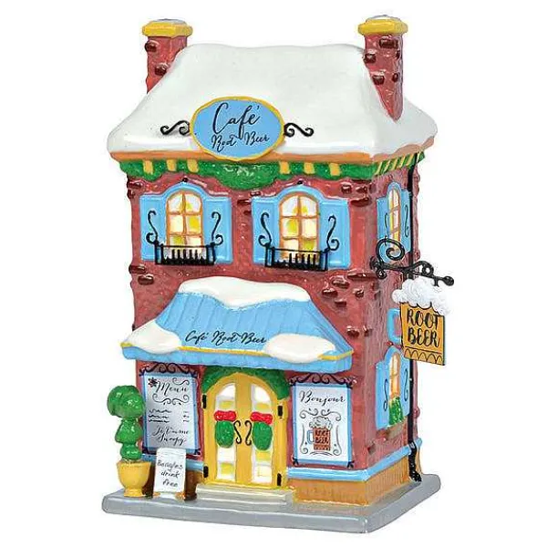 Peanuts Village<Department 56 Snoopy's Root Beer Cafe