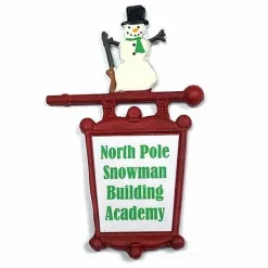 Replacement Parts<Department 56 Snowman Building Academy Sign