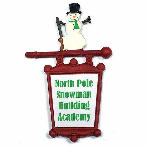 Replacement Parts<Department 56 Snowman Building Academy Sign
