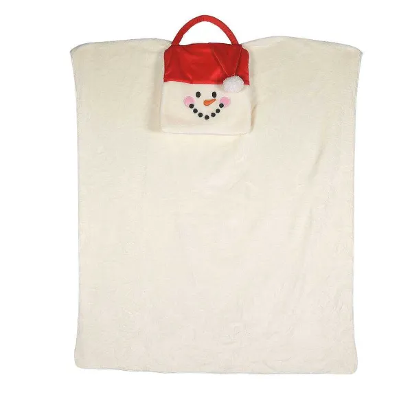 Snowpinions<Department 56 Snowman Travel Blanket